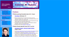 Desktop Screenshot of celestescholz.com